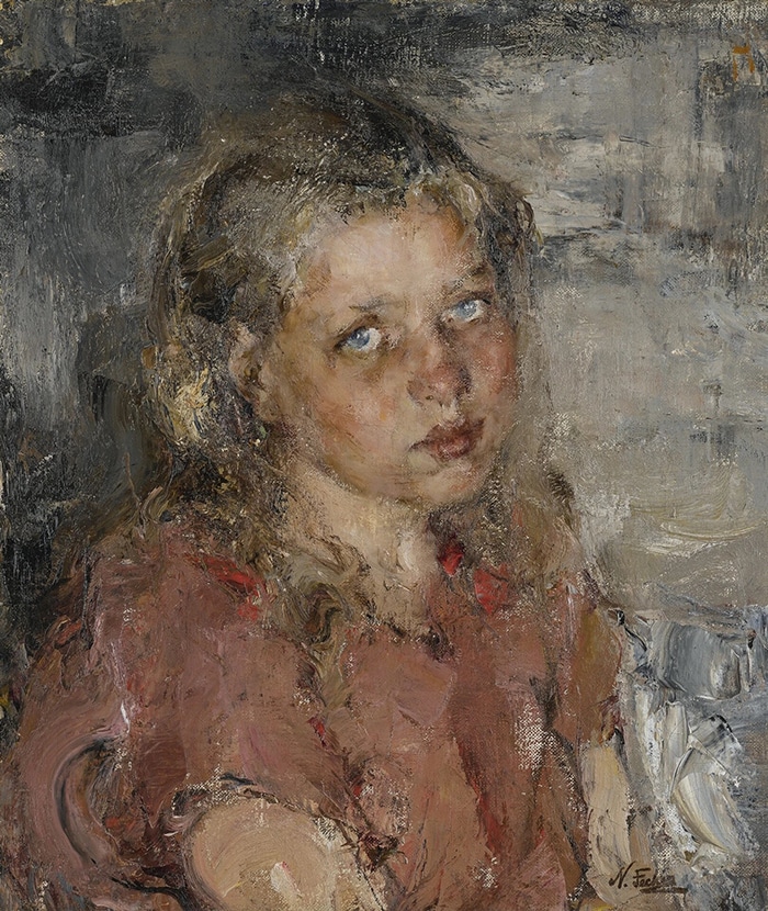Nicolai Fechin, Portrait of a Young Girl, c.1910